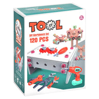HKM-679699 Kids DIY Electric Drill Tool Box Set for Pretend Play and Creative Building Activities