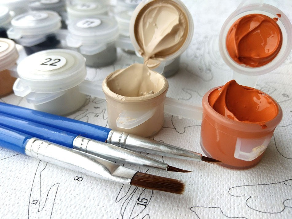 HKM-680019 Paint by Numbers DIY Kit for Creative Relaxation and Home Decor