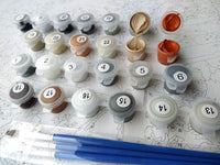 HKM-680019 Paint by Numbers DIY Kit for Creative Relaxation and Home Decor