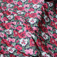 HKM-680339 Romantic Saffron Floral Cotton Twill Fabric - 1M x 1.45M