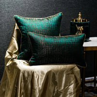 HKM-680403 Modern Luxury Geometric Jacquard Pillow Cushion Cover - Available in Multiple Sizes and Unique Designs