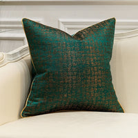 HKM-680403 Modern Luxury Geometric Jacquard Pillow Cushion Cover - Available in Multiple Sizes and Unique Designs