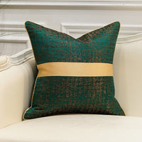 HKM-680403 Modern Luxury Geometric Jacquard Pillow Cushion Cover - Available in Multiple Sizes and Unique Designs