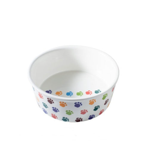 HKM-680531 Ceramic Pet Bowl - Durable and Stylish Design for Dogs and Cats, Available in Multiple Sizes