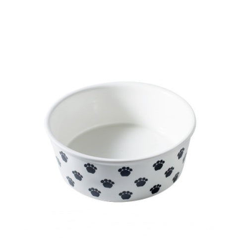 HKM-680531 Ceramic Pet Bowl - Durable and Stylish Design for Dogs and Cats, Available in Multiple Sizes