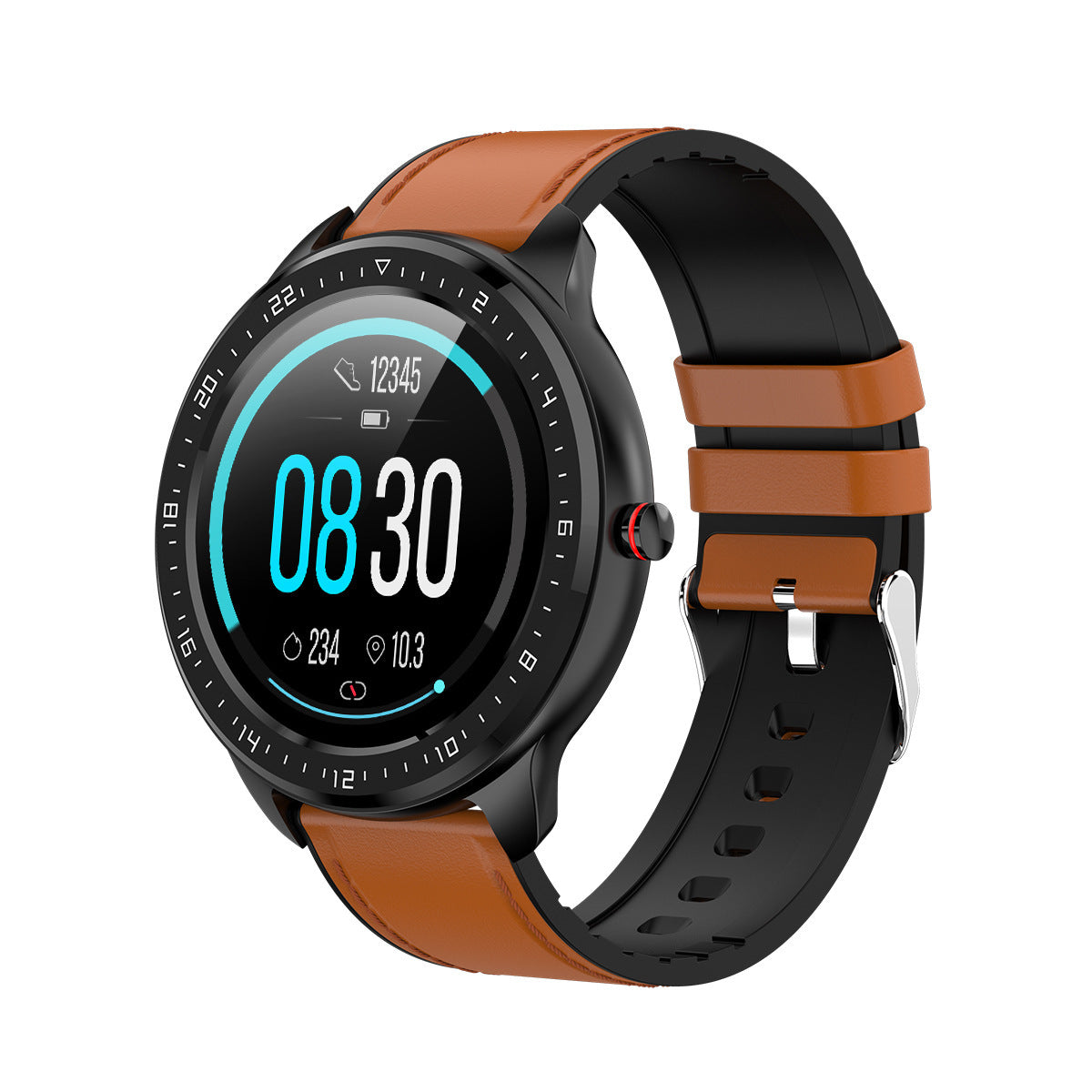HKM-680531 Smart Touch Screen Bracelet for Heart Rate & Blood Pressure Monitoring - Compatible with Android & iOS