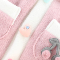 HKM-680595 Comfortable Acrylic Dog Sweater - Two-Legged Clothing in Pink and Blue