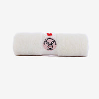 HKM-680595 Premium Cotton Rectangular Washcloth - 50 x 25 cm, Absorbent and Soft in White, Yellow, Gray, and Orange