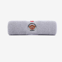 HKM-680595 Premium Cotton Rectangular Washcloth - 50 x 25 cm, Absorbent and Soft in White, Yellow, Gray, and Orange