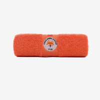 HKM-680595 Premium Cotton Rectangular Washcloth - 50 x 25 cm, Absorbent and Soft in White, Yellow, Gray, and Orange