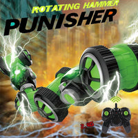 HKM-680595 Remote Control 4CH Stunt Car Toy - 2.4G Spinning Twist Vehicle for Indoor and Outdoor Fun