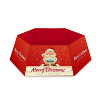 HKM-680787 Christmas Tree Skirt in Non-Woven Fabric - 40x25cm, Various Colors