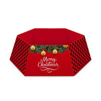 HKM-680787 Christmas Tree Skirt in Non-Woven Fabric - 40x25cm, Various Colors