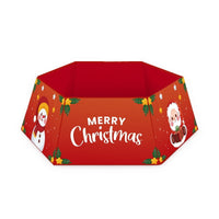 HKM-680787 Christmas Tree Skirt in Non-Woven Fabric - 40x25cm, Various Colors
