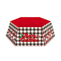 HKM-680787 Christmas Tree Skirt in Non-Woven Fabric - 40x25cm, Various Colors