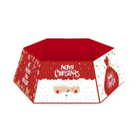 HKM-680787 Christmas Tree Skirt in Non-Woven Fabric - 40x25cm, Various Colors