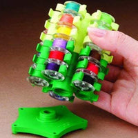 HKM-680851 6-Layer Rotating Bobbin Storage Organizer with 30 Grids for Sewing Supplies