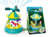 HKM-680851 Cartoon Octopus Water Spray Toy - 360-Degree Rotating Sprinkler for Outdoor Play