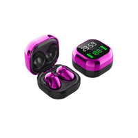 HKM-680915 LED Color Screen Bluetooth Headset with Stereo Sound and Call Function, 15m Range, Charging Case Included