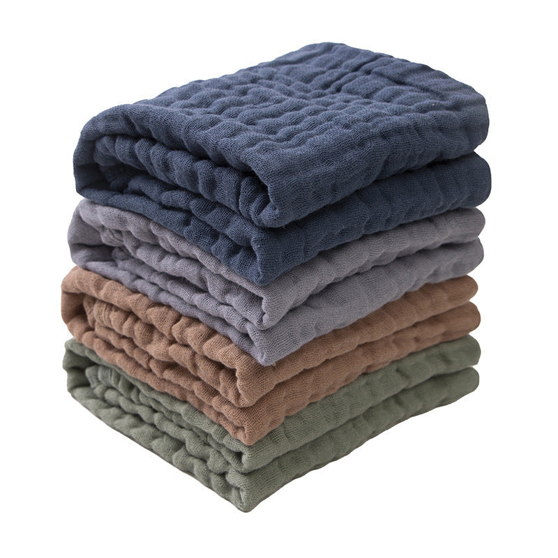 HKM-681171 Soft Pure Cotton Newborn & Toddler Towels in Various Colors