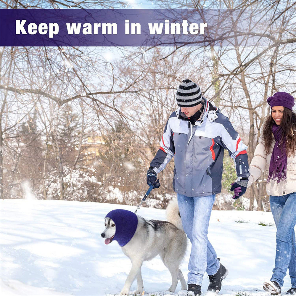 HKM-681171 Warm Thickened Earmuffs for Pets - Available in Blue, Purple, Gray