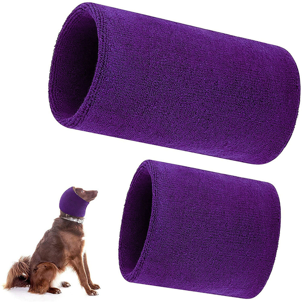 HKM-681171 Warm Thickened Earmuffs for Pets - Available in Blue, Purple, Gray