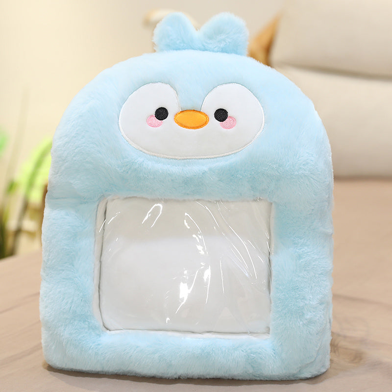 HKM-681299 Cartoon Plush Winter Hand Warmer Pillow - Cozy Individual Cushion 40x33cm