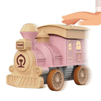 HKM-681427 Friction Inertia Train Toy with Music for Kids - Assembly Puzzle Hand Push-Pull Play Car
