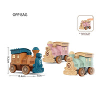 HKM-681427 Friction Inertia Train Toy with Music for Kids - Assembly Puzzle Hand Push-Pull Play Car
