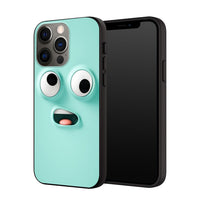 HKM-681427 Funny Cartoon Eyes TPU Mobile Phone Case for iPhone Models