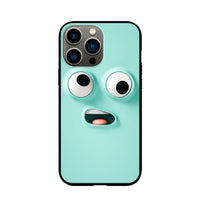 HKM-681427 Funny Cartoon Eyes TPU Mobile Phone Case for iPhone Models