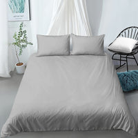 HKM-681491 Solid Color Three-Piece Bedding Set with Customizable Duvet Cover and Pillowcases