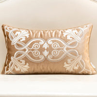 HKM-681555 Geometric Pattern Flannel Cushion Cover with PP Cotton Filling for Home Decor
