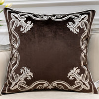 HKM-681555 Geometric Pattern Flannel Cushion Cover with PP Cotton Filling for Home Decor