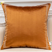 HKM-681555 Geometric Pattern Flannel Cushion Cover with PP Cotton Filling for Home Decor
