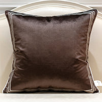 HKM-681555 Geometric Pattern Flannel Cushion Cover with PP Cotton Filling for Home Decor