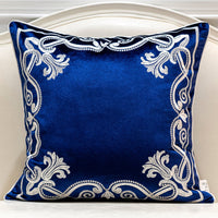 HKM-681555 Geometric Pattern Flannel Cushion Cover with PP Cotton Filling for Home Decor