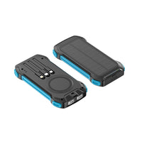 HKM-681555 Solar Portable Wireless Charger Power Bank - Multiple Color Options
