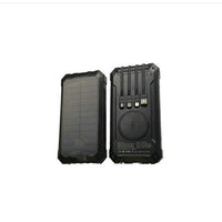 HKM-681555 Solar Portable Wireless Charger Power Bank - Multiple Color Options