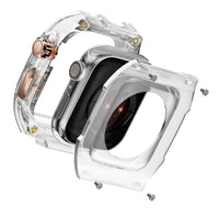 HKM-681683 Transparent TPU Apple Watch Strap for 9/8/7/6/SE [44/45mm] - Available in Multiple Colors