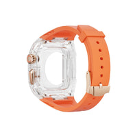 HKM-681683 Transparent TPU Apple Watch Strap for 9/8/7/6/SE [44/45mm] - Available in Multiple Colors