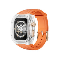 HKM-681683 Transparent TPU Apple Watch Strap for 9/8/7/6/SE [44/45mm] - Available in Multiple Colors