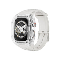 HKM-681683 Transparent TPU Apple Watch Strap for 9/8/7/6/SE [44/45mm] - Available in Multiple Colors