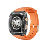 HKM-681683 Transparent TPU Apple Watch Strap for 9/8/7/6/SE [44/45mm] - Available in Multiple Colors