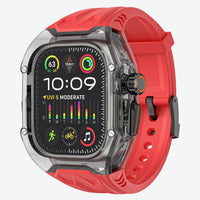 HKM-681683 Transparent TPU Apple Watch Strap for 9/8/7/6/SE [44/45mm] - Available in Multiple Colors