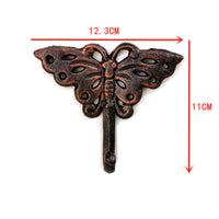 HKM-682003 European Style Wall-Mounted Retro Iron Hooks for Outdoor Decoration