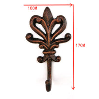 HKM-682003 European Style Wall-Mounted Retro Iron Hooks for Outdoor Decoration