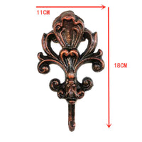 HKM-682003 European Style Wall-Mounted Retro Iron Hooks for Outdoor Decoration