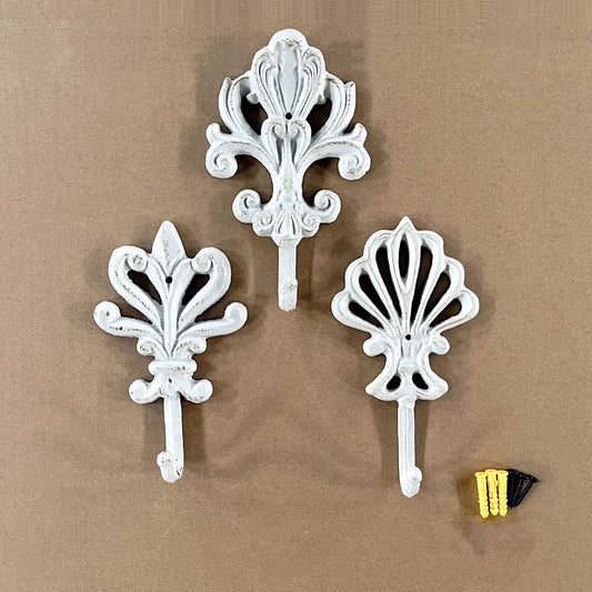 HKM-682003 European Style Wall-Mounted Retro Iron Hooks for Outdoor Decoration