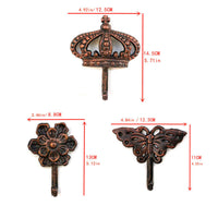 HKM-682003 European Style Wall-Mounted Retro Iron Hooks for Outdoor Decoration